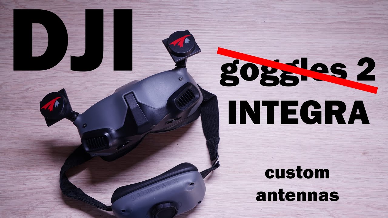 Add directional antennas to DJI integra goggles