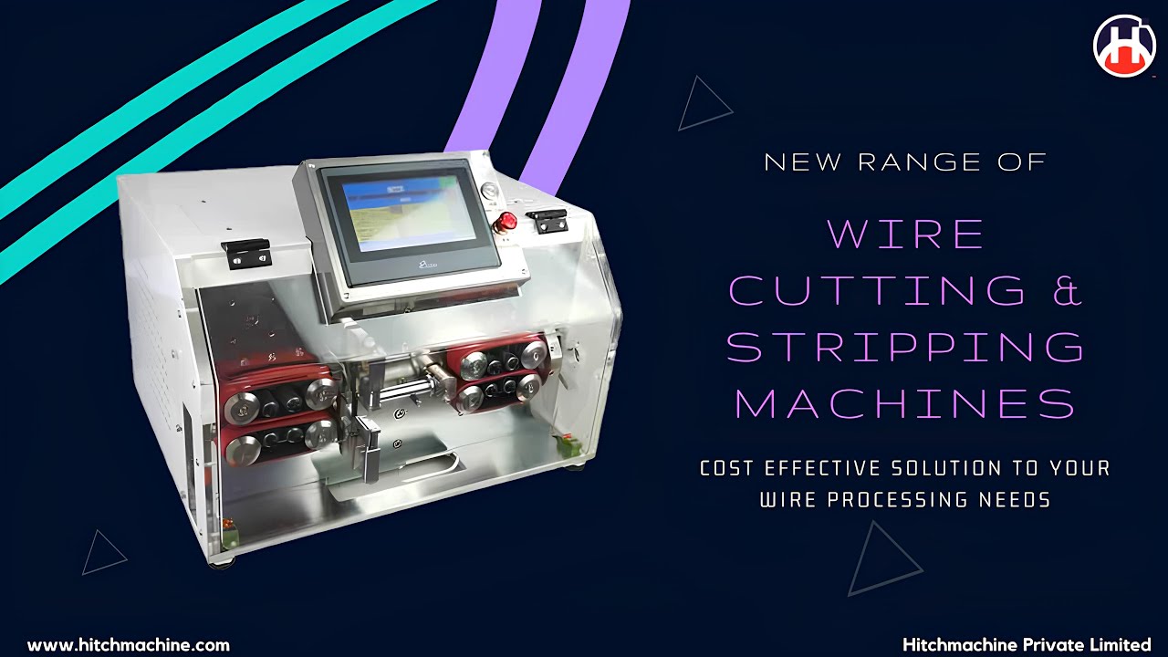 Full Range of Wire Cutting and Stripping Machines by HitchMachine&trade;️