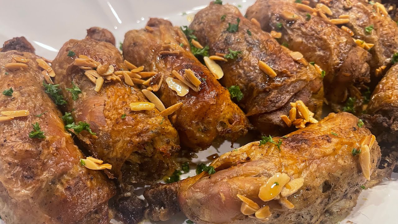 الحمام الكزابي وصفة رهيبة، طريقة خلي العظم من افخاد الدجاج/ Stuffed thighs