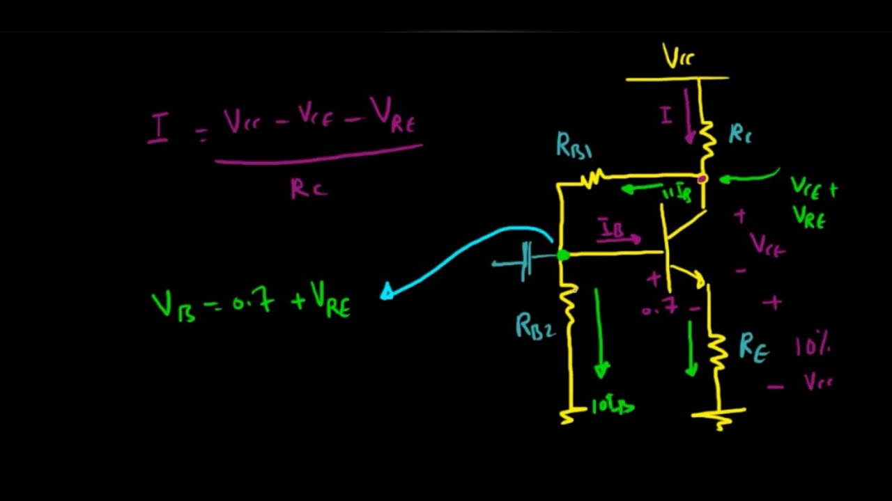 دورة الالكترونيات العملية :: 70- طرق انحياز دوائر الترانزستور