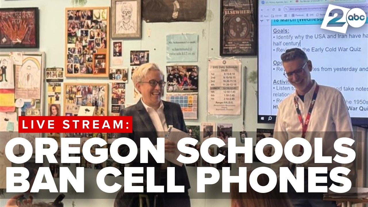 LIVE | Gov. Tina Kotek announces progress on cell phone prohibition across Oregon school districts