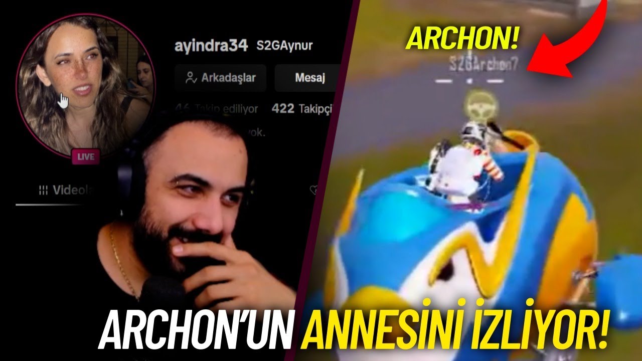 Barış G ARCHON'UN ANNESİNİN YAYININI İZLİYOR!!