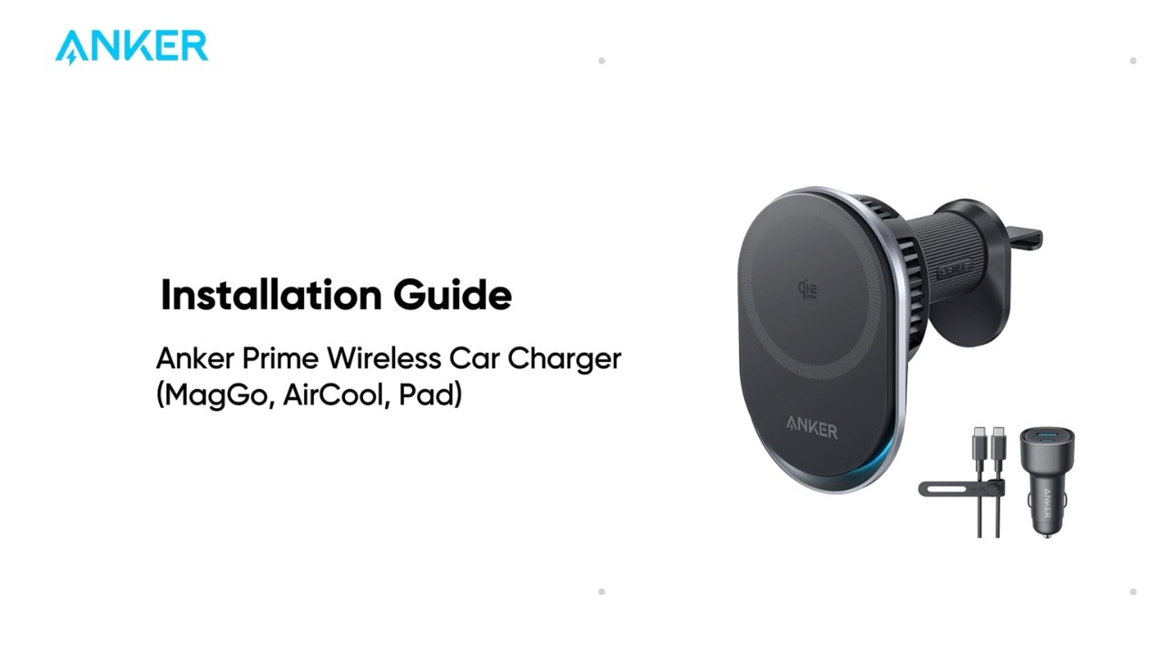How to Install Anker Prime 25W Qi2 MagGo Car Charger: Quick Setup Guide | Anker Support