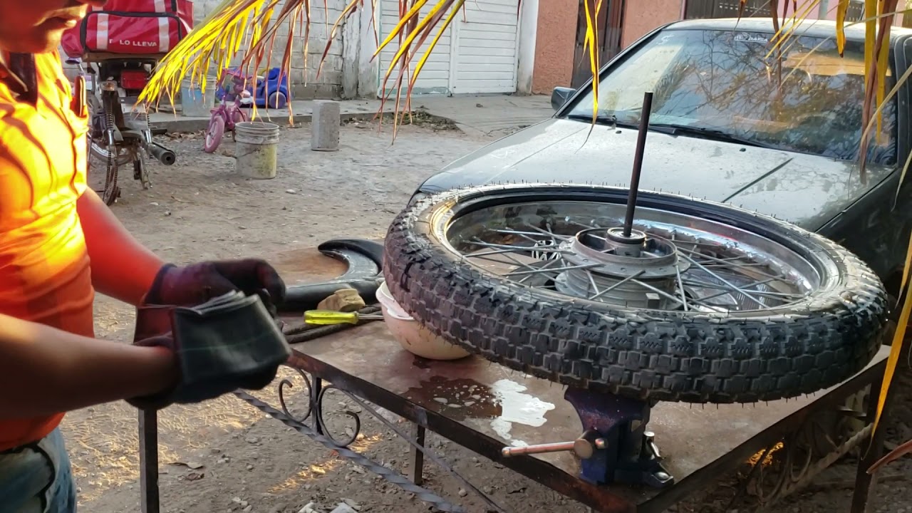 desmontadora de llantas de moto