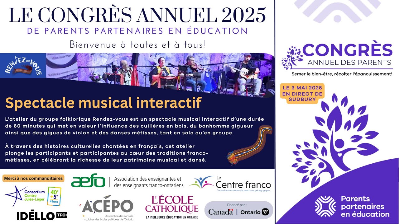 Congrès annuel 2025 - Spectacle musical interactif : groupe Rendez-vous