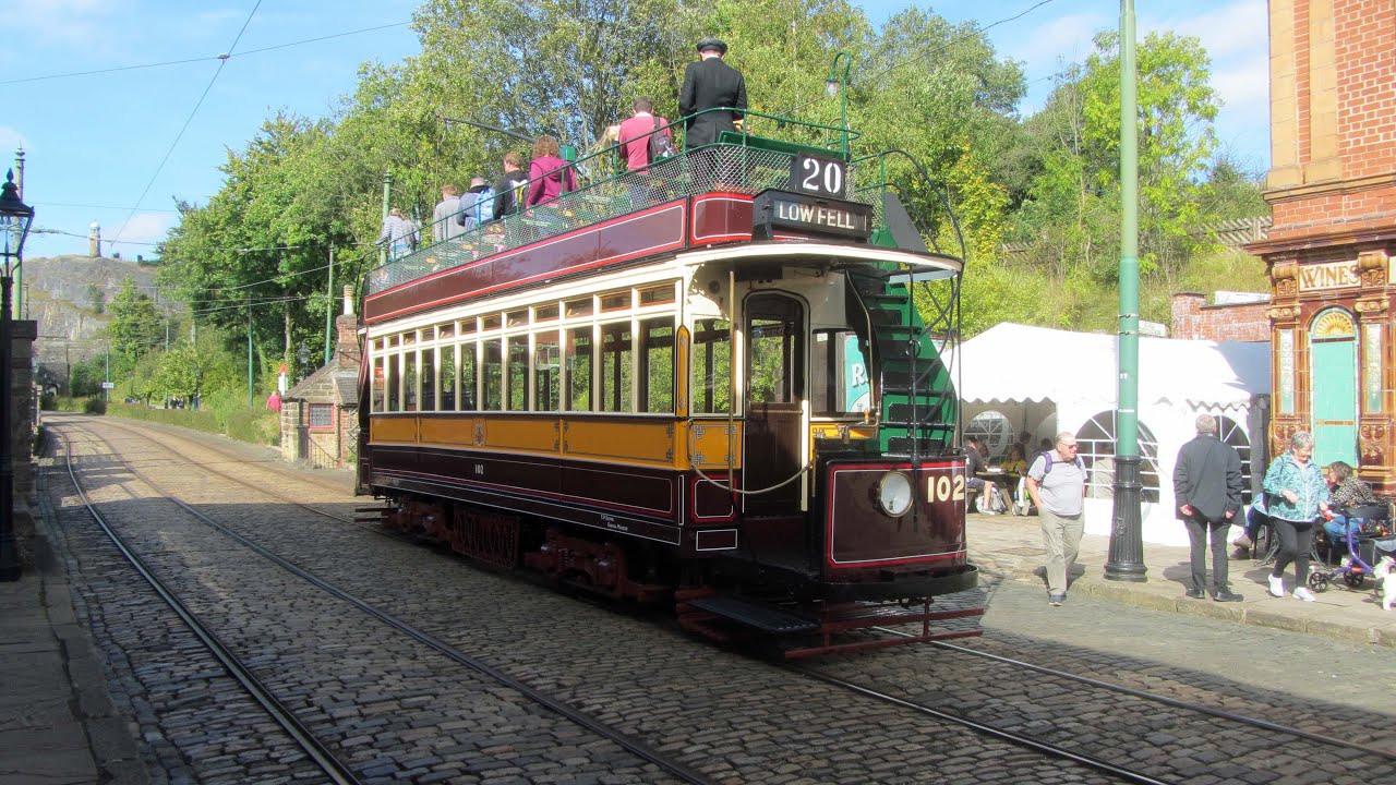 National Tramway Museum, Crich, Electric 60 Tram Weekend Day 1.