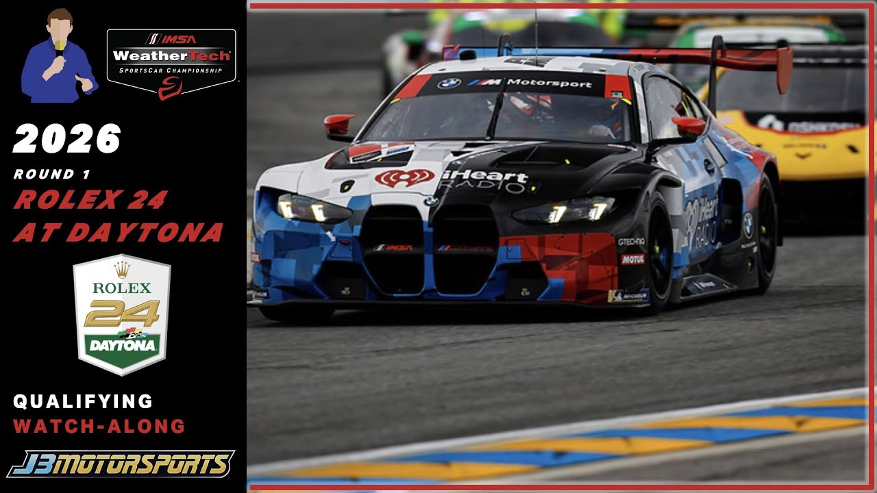 🔴 IMSA | 2026 | Round 1 | Rolex 24 at Daytona | #Rolex24 | Qualifying Watch-Along