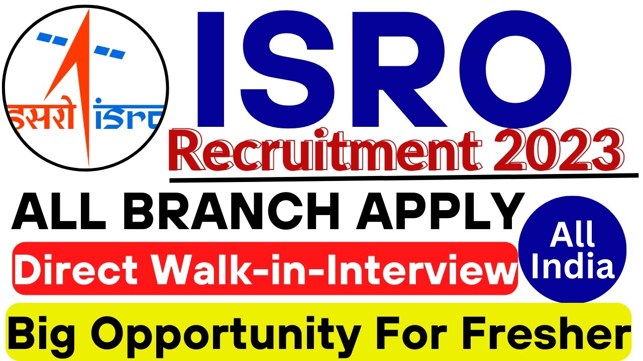ISRO- IPRC Recruitment 2023  | ISRO Apprentice vacancy 2023 |ISRO Vacancy | ISRO Graduate apprentice