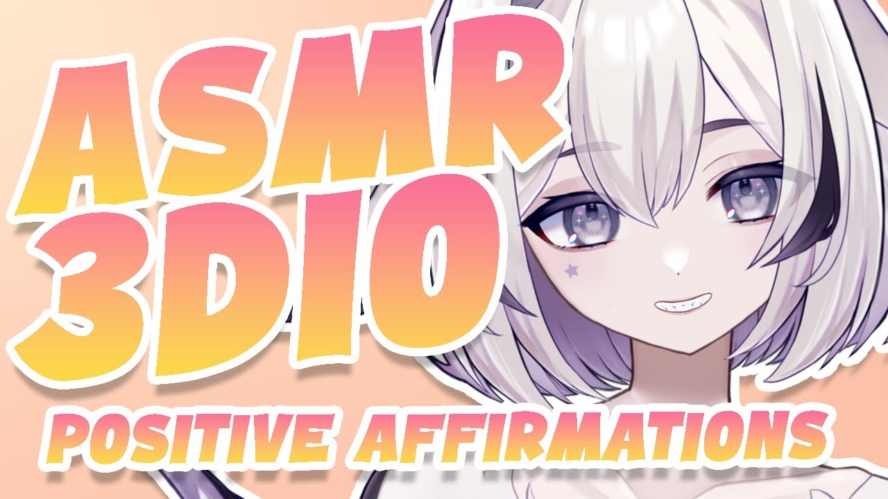 【ASMR | 3DIO | TRIGGERS】Positive affirmations, you can do it!