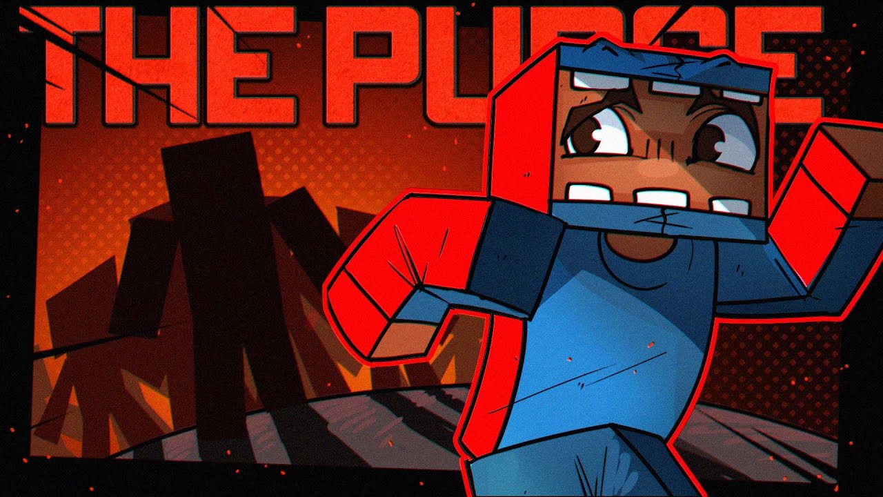 IT'S PURGE DAY!! ALL CRIME IS LEGAL - Minecraft! The Purge SMP