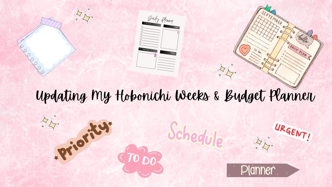 This Weeks Plans in my Hobonichi Weeks & Budget Planner