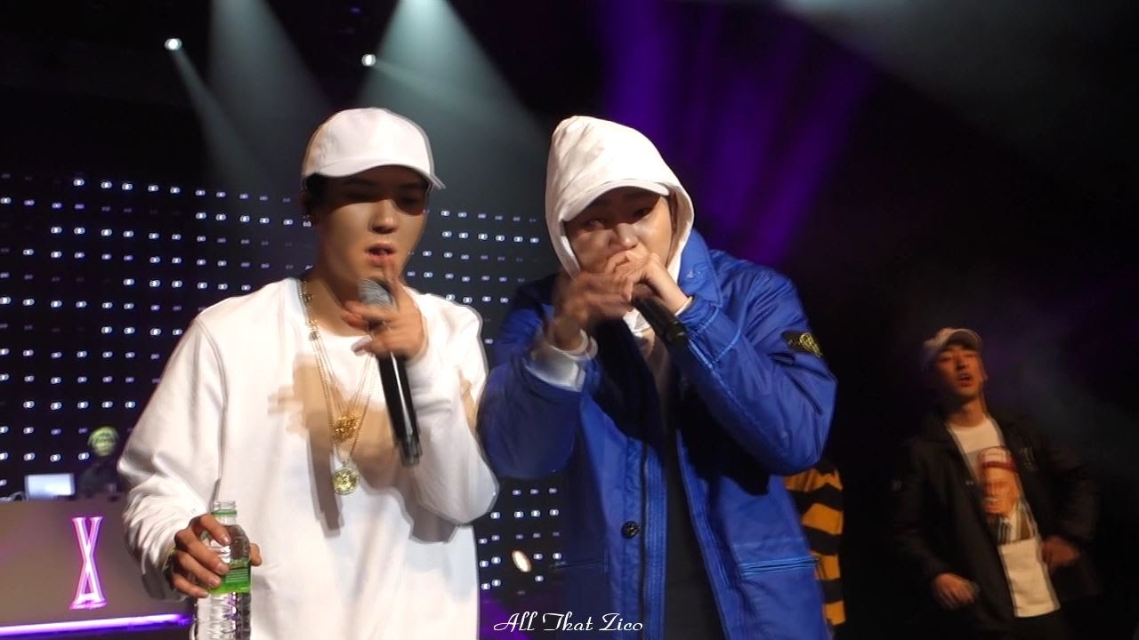 151224 블랙크리스마스파티 ZICO 지코 - 거북선 with 송민호, 앤덥, 자메즈