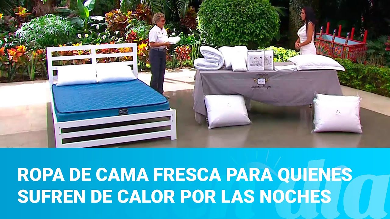 Ropa de cama fresca para quienes sufren de calor por las noches
