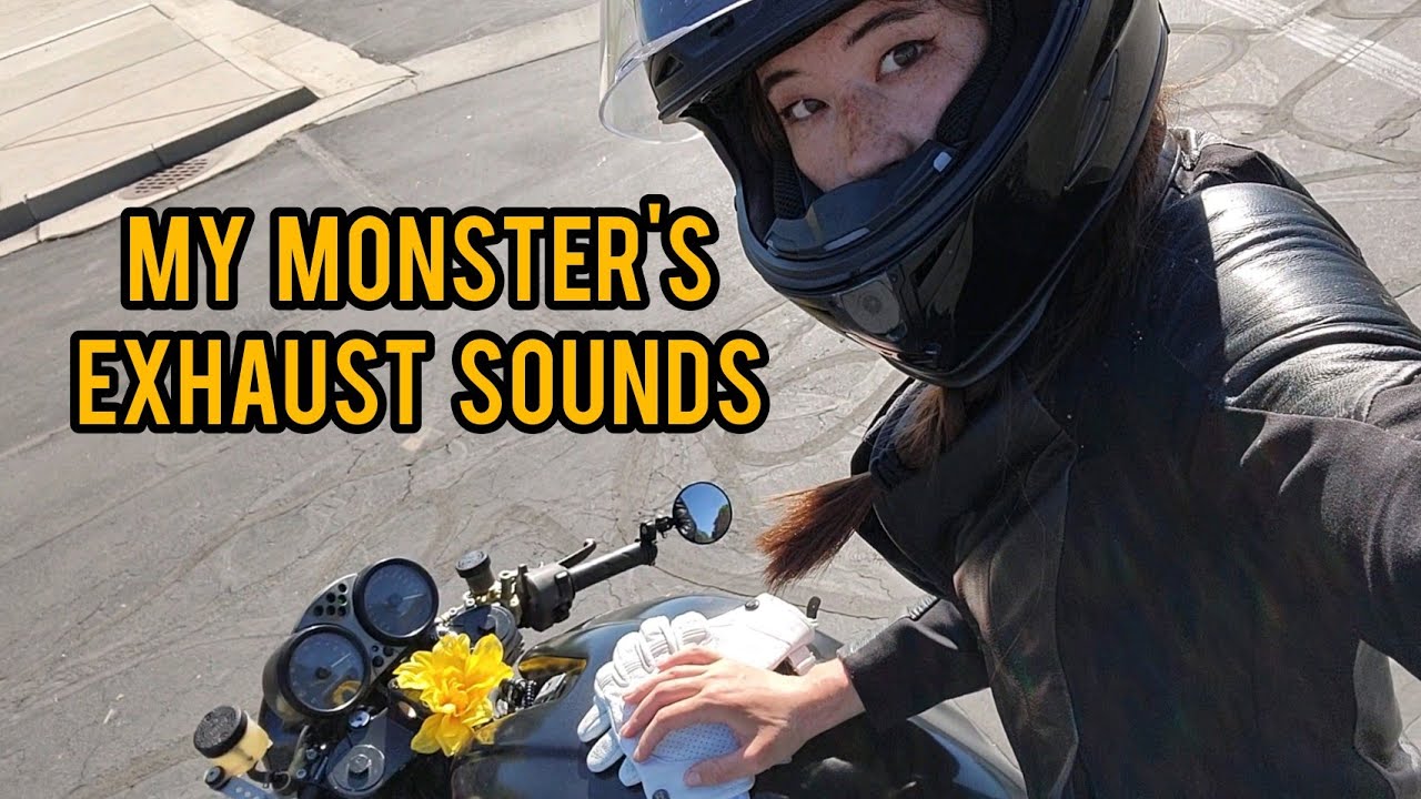 Exhaust sounds! 2002 DUCATI Monster 750 with modified stock exhaust