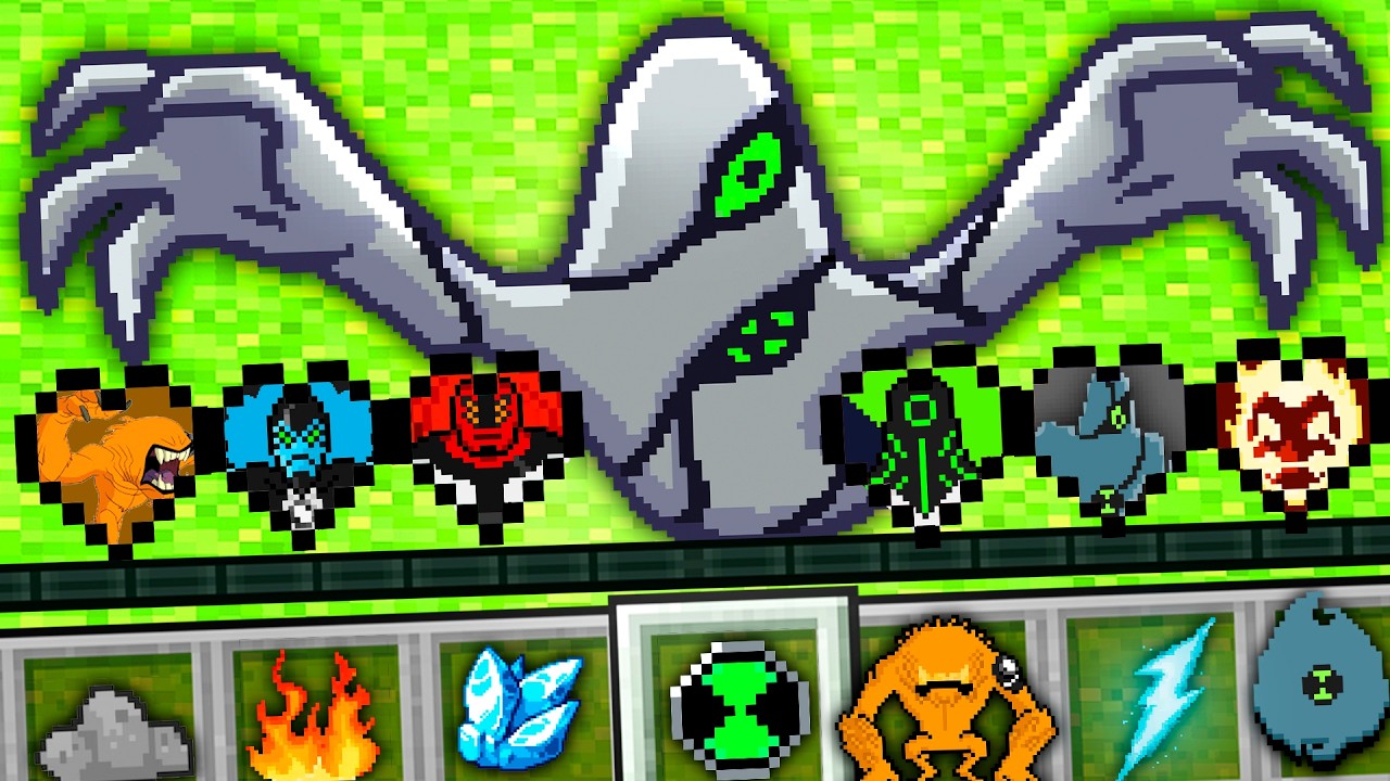 Minecraft But There Are BEN-10 HEARTS!😱👽