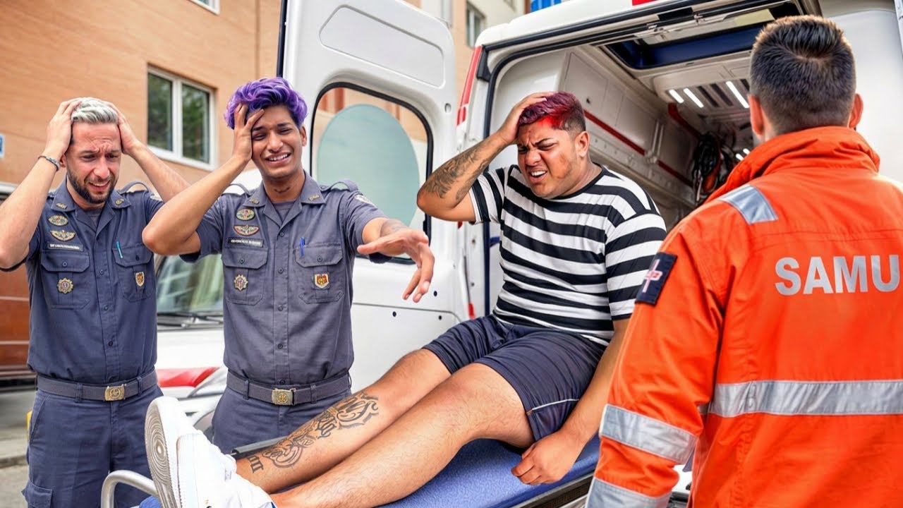 MEU AMIGO DESMAIOU E FOI DIRETO PRO HOSPITAL - ACIDENTE GRAVE