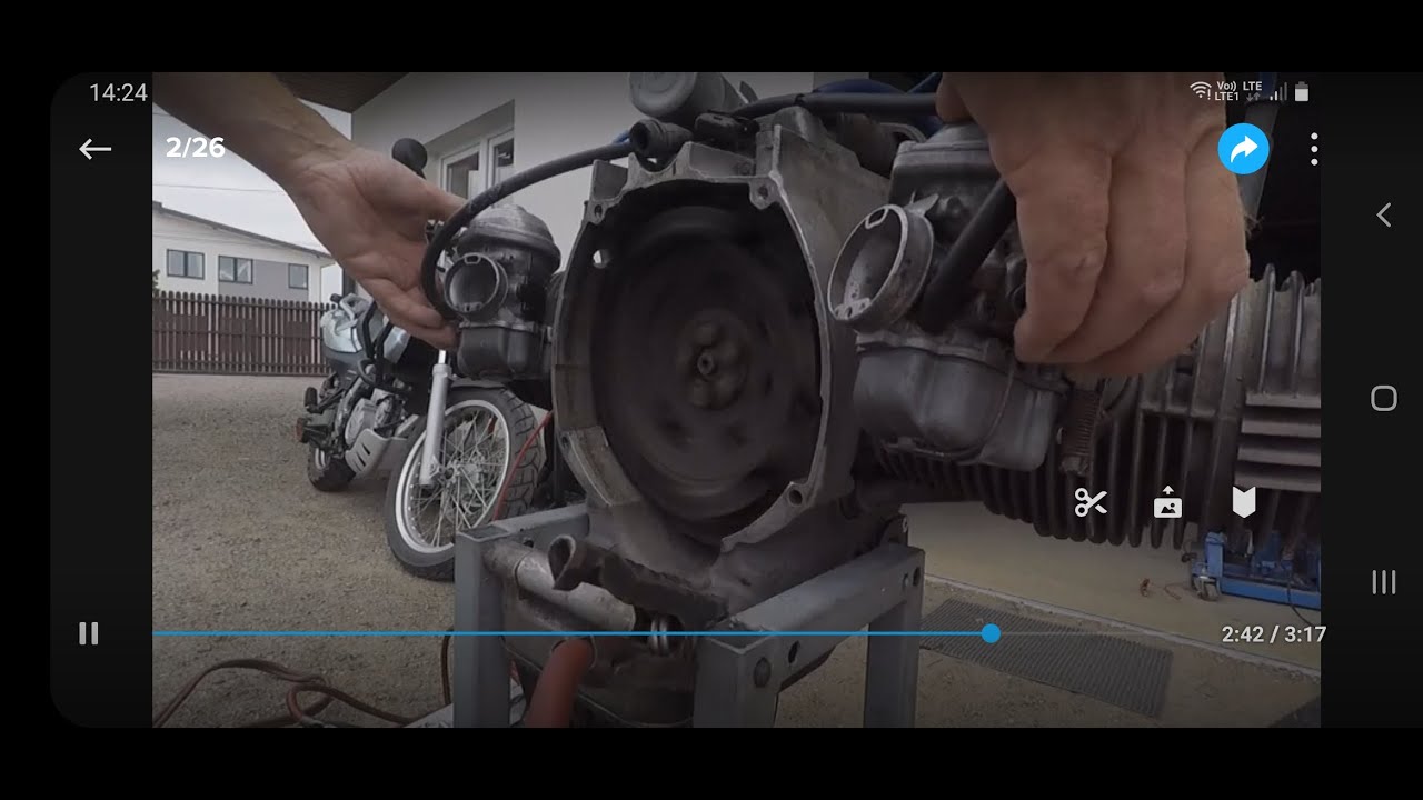 Pierwsze odpalenie po kilku latach 40-letniego silnika BMW R80