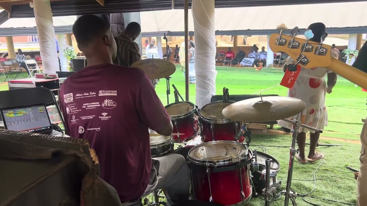 ||DRUM CAM||🙏🏼🔥🌅…A simple Gospel Jam From KING GEORGE AND THE YOUNGSTER’s BAND🙏🏼🔥❤️