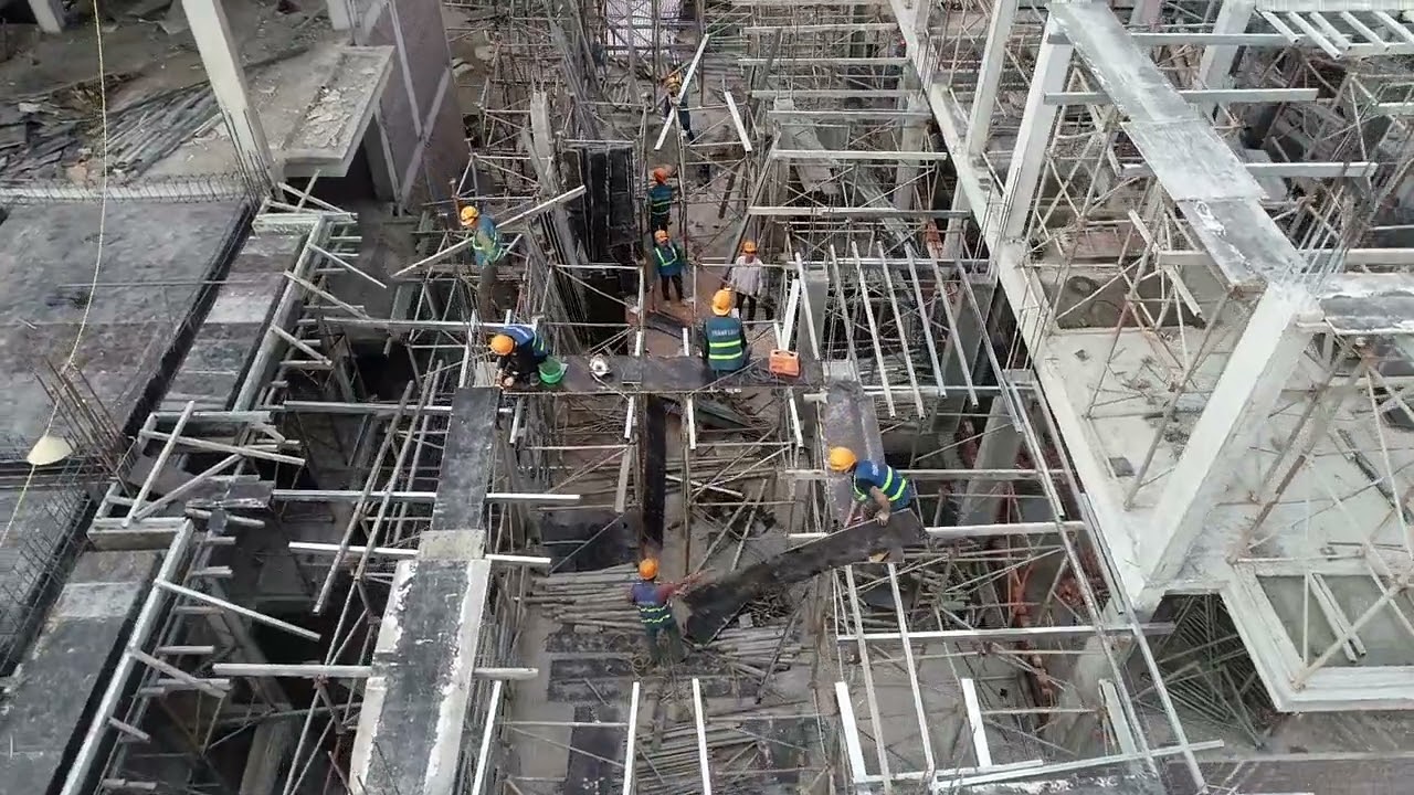 Slab Shuttering Work High Rise