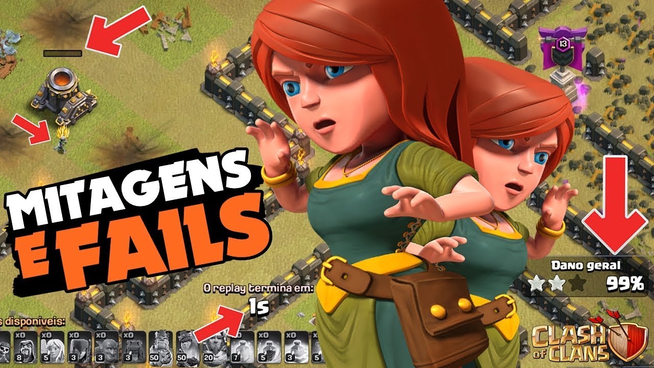 MITAGEM ÉPICA,WIFI TROLL E COMO NÃO ATACAR UM CV10! MELHORES PIORES MOMENTOS DA LIGA CLASH OF CLANS