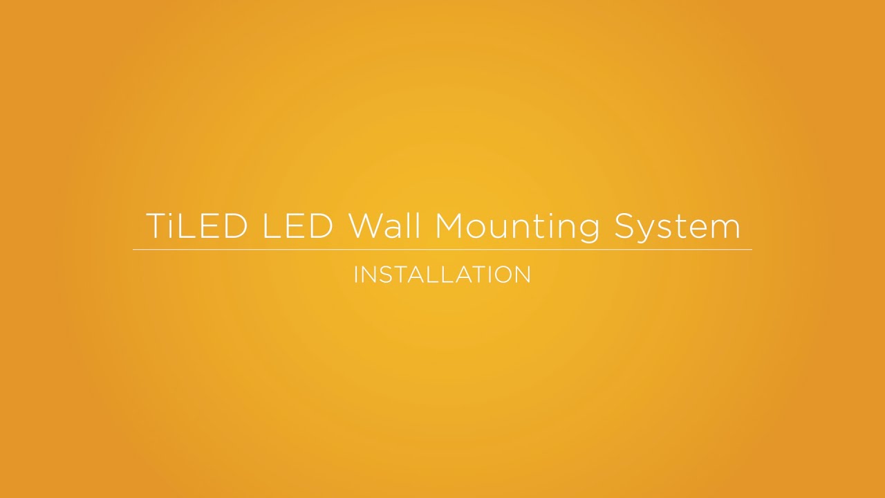 TiLED LED Video Wall Mounting System Installation Video