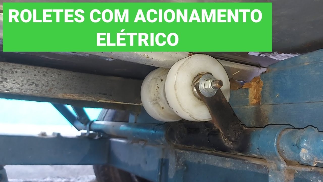 ROLETES  da carretinha com acionamento ELÉTRICO