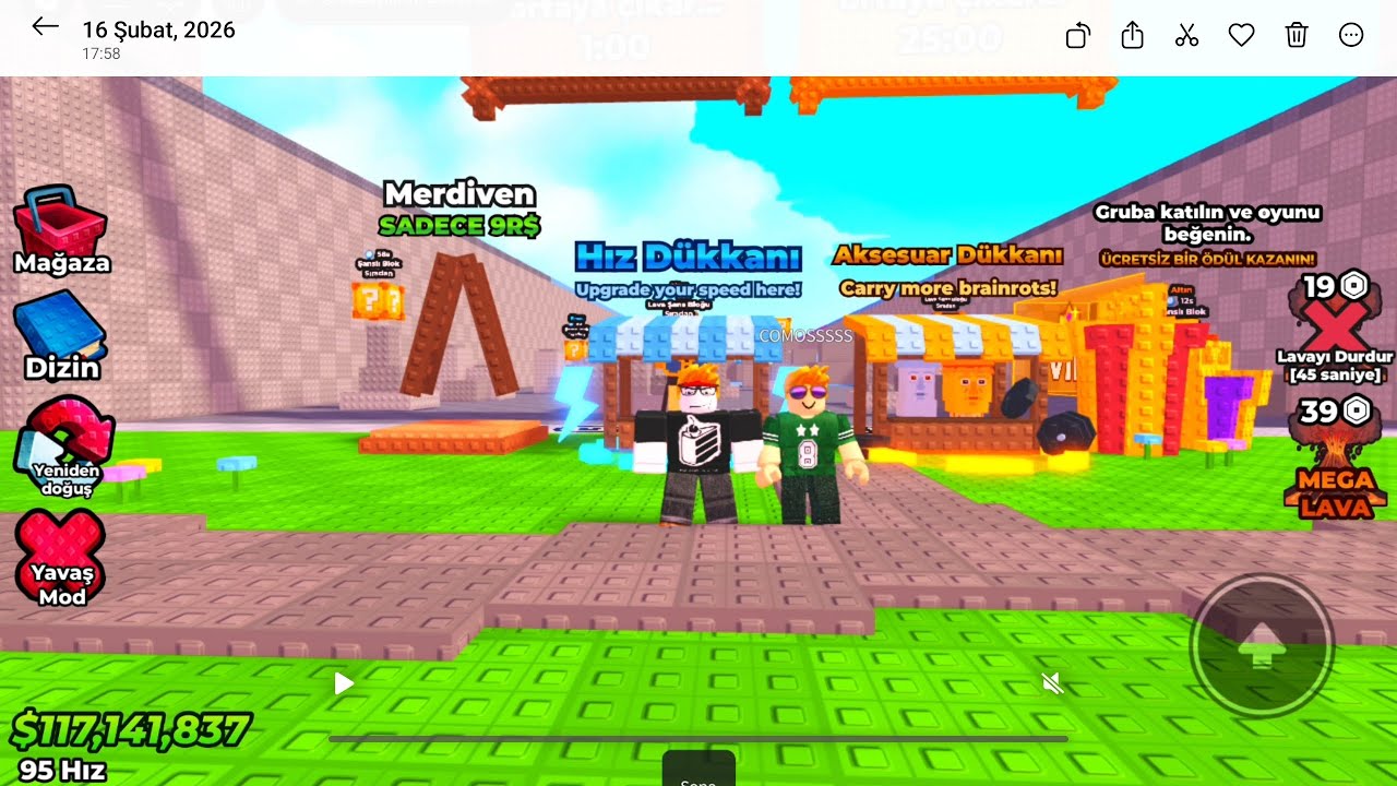 Arkadaşım toprakla roblox videosu çektik😀😀😀