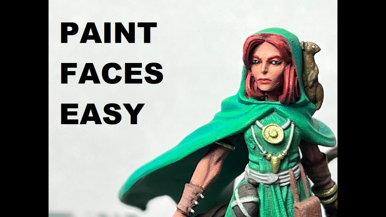 How to Paint Faces On Miniatures for Beginners