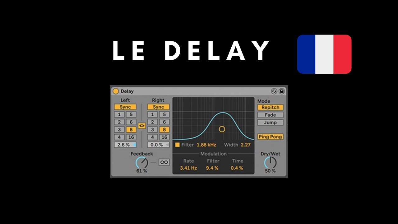 Delay dans Ableton Live