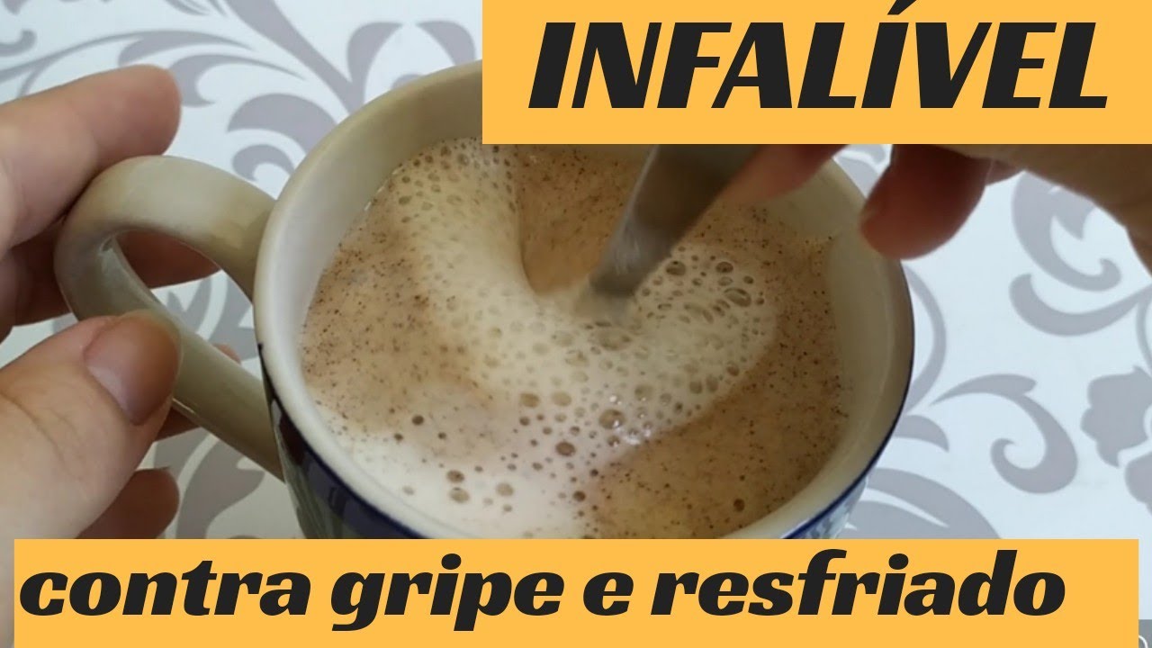 Receita CASEIRA contra gripe e resfriado / gemada