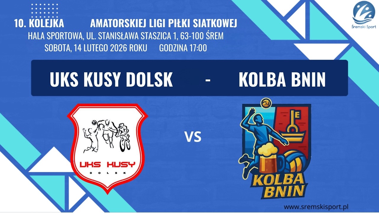10. kolejka ALPS w Śremie: UKS Kusy Dolsk - Kolba Bnin