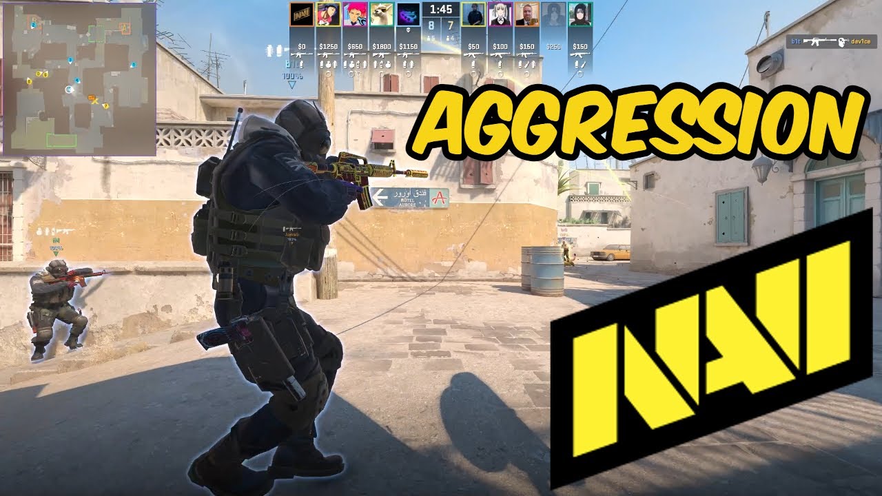 NAVI Dust2 Mid Push CT Tactic - Pro CS2 Breakdown