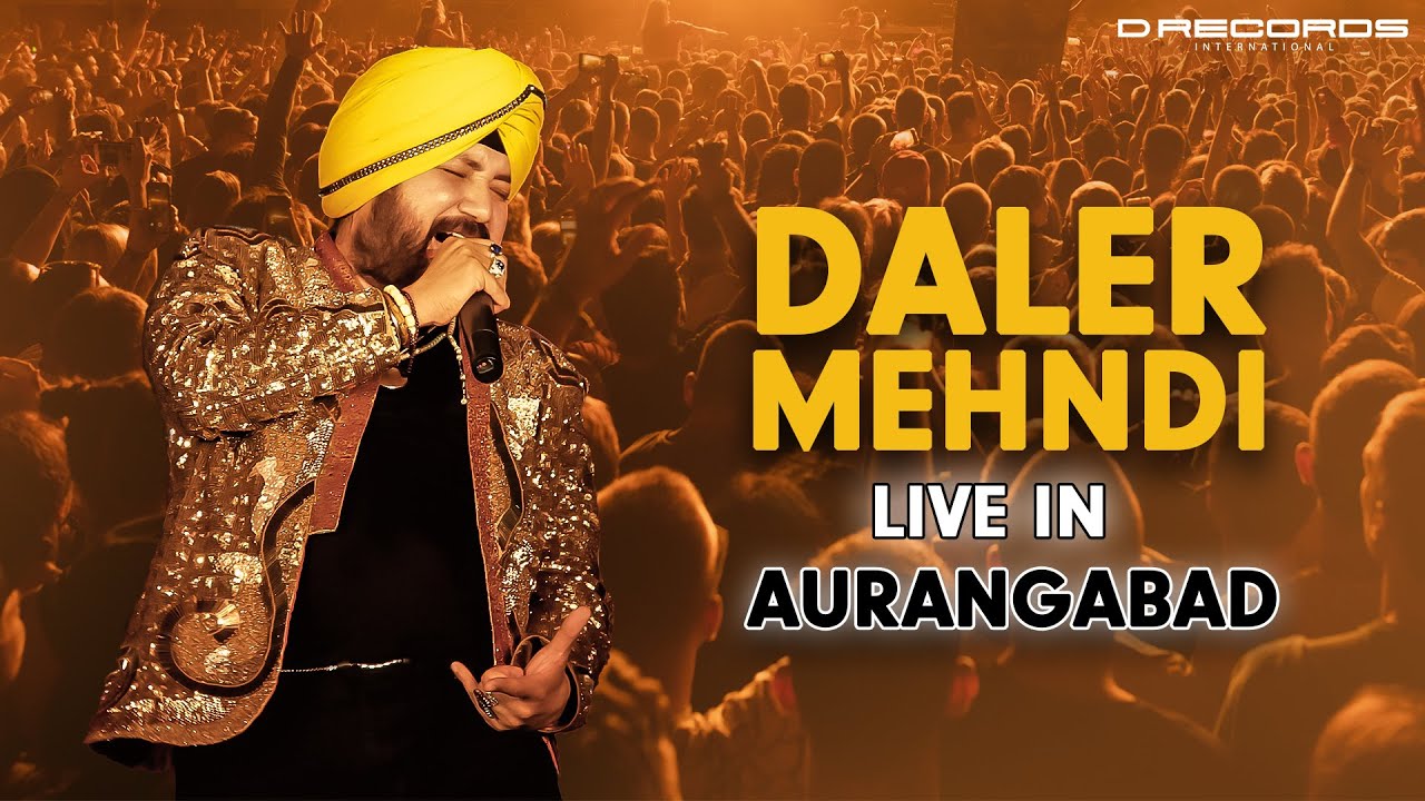 Daler Mehndi Live in Aurangabad 🎤 | Uchda Burj Lahore Da | DRecords
