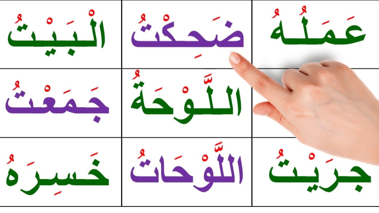 تعلم القراءة | درس قراءة كلمات مع الحركات arabic words