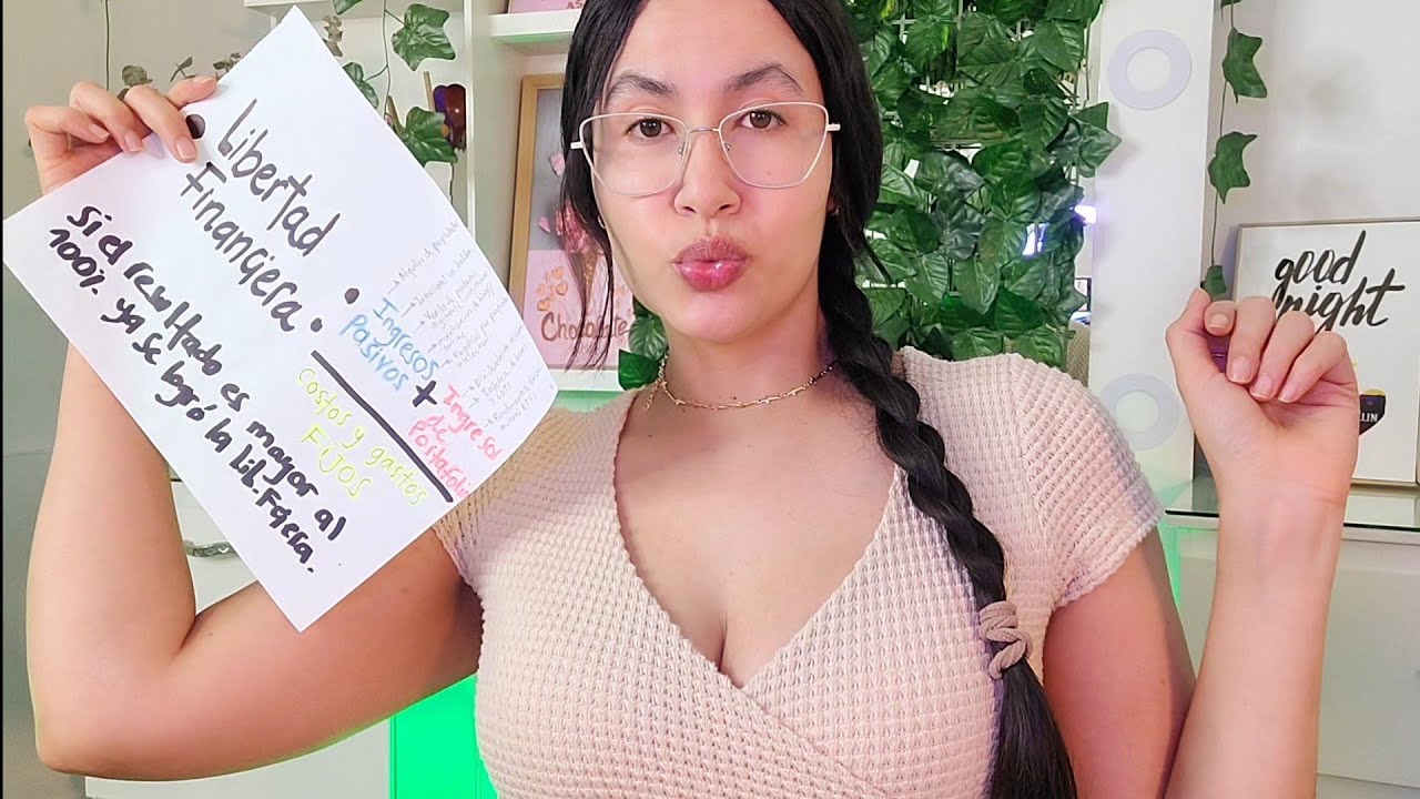 asmr CLASE de FINANZAS | LIBERTAD FINANCIERA ¿Qué es? y ¿Cómo se logra?