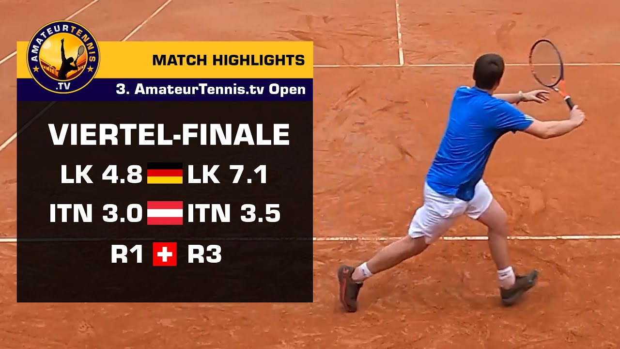 MATCH HIGHLIGHTS | LK 4.8 vs LK 7.1 | Viertelfinale | Amateur Tennis LK Turnier | NTRP 4.5