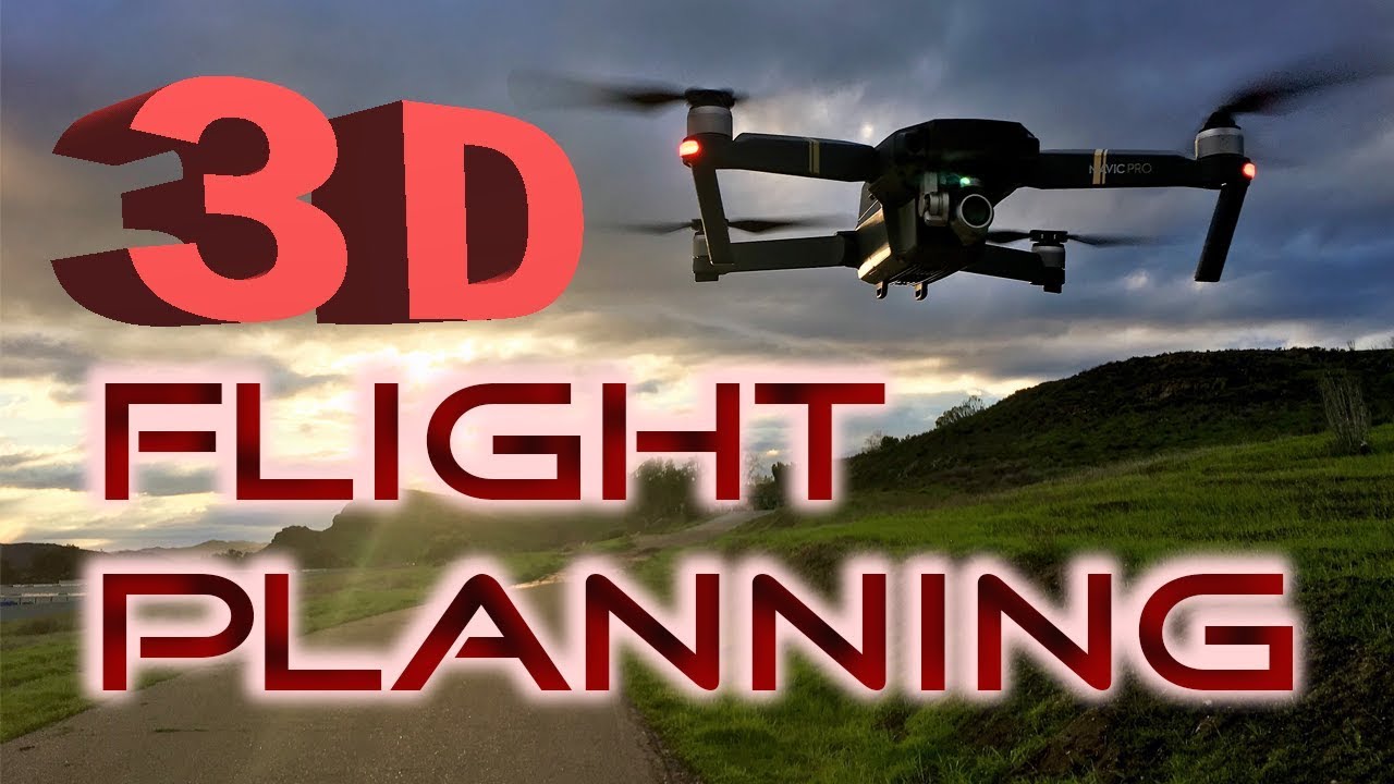 3D Drone Flight Planning - DJI Mavic Pro/Platinum Phantom Inspire
