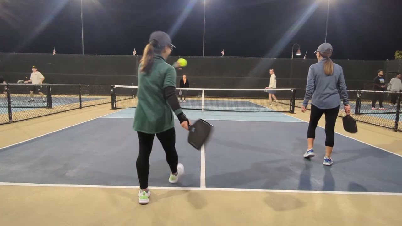 Ping, Jill vs Janet, Chandler 2.2.26 #pickleball Set 2 at Vellano Park, Chino Hills, CA