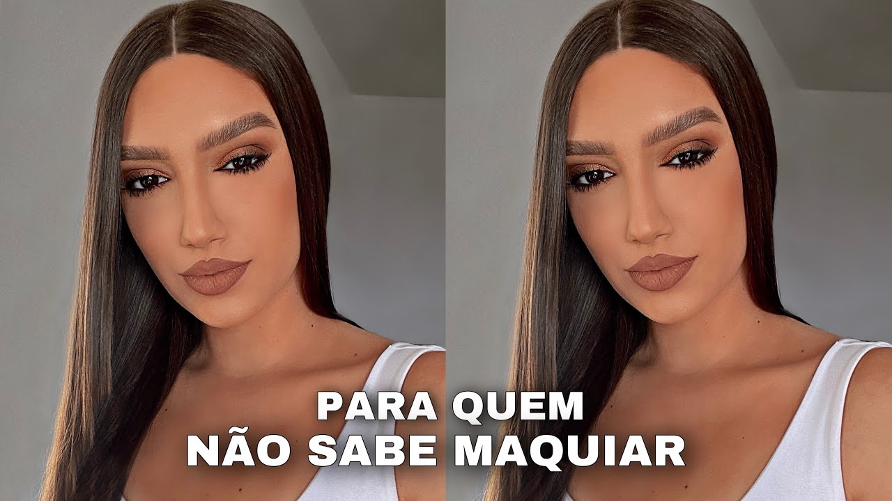 COMO FAZER UMA MAKE PERFEITA *TUTORIAL PARA QUEM NÃO SABE MAQUIAR* maquiagem fácil!!!