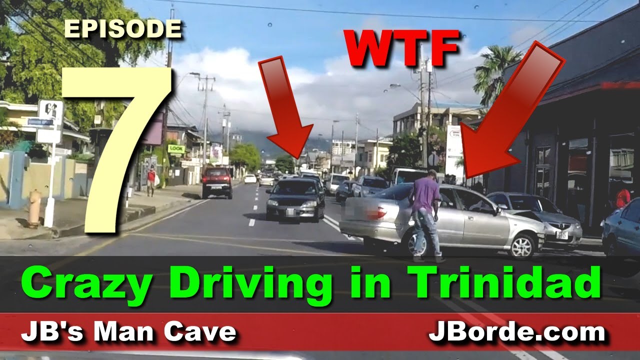 Crazy Driving In Trinidad Episode 7 - Watch Out: Trini Drivers and Pedestrians  | by JBManCave.com
