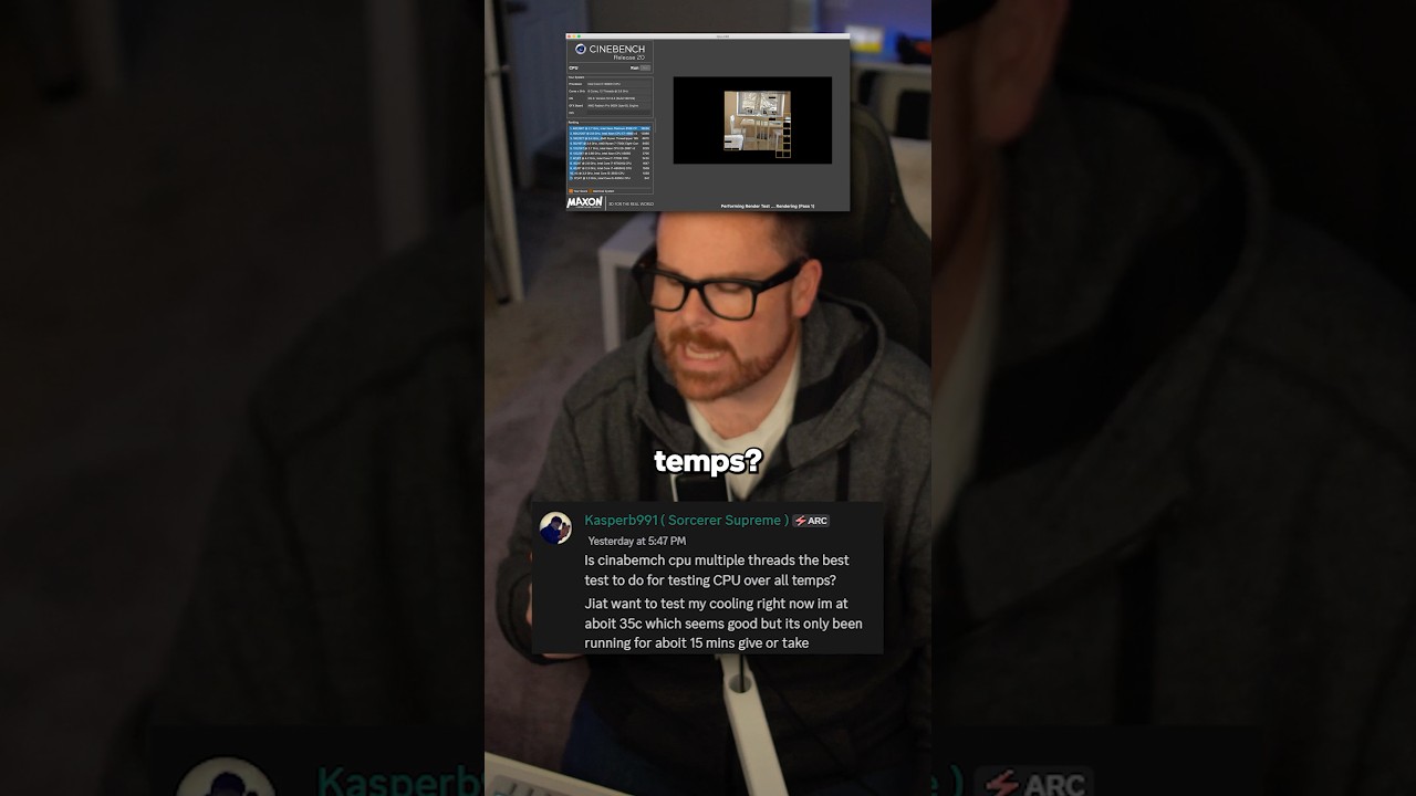 Is Cinebench good for testing overall CPU Temps?