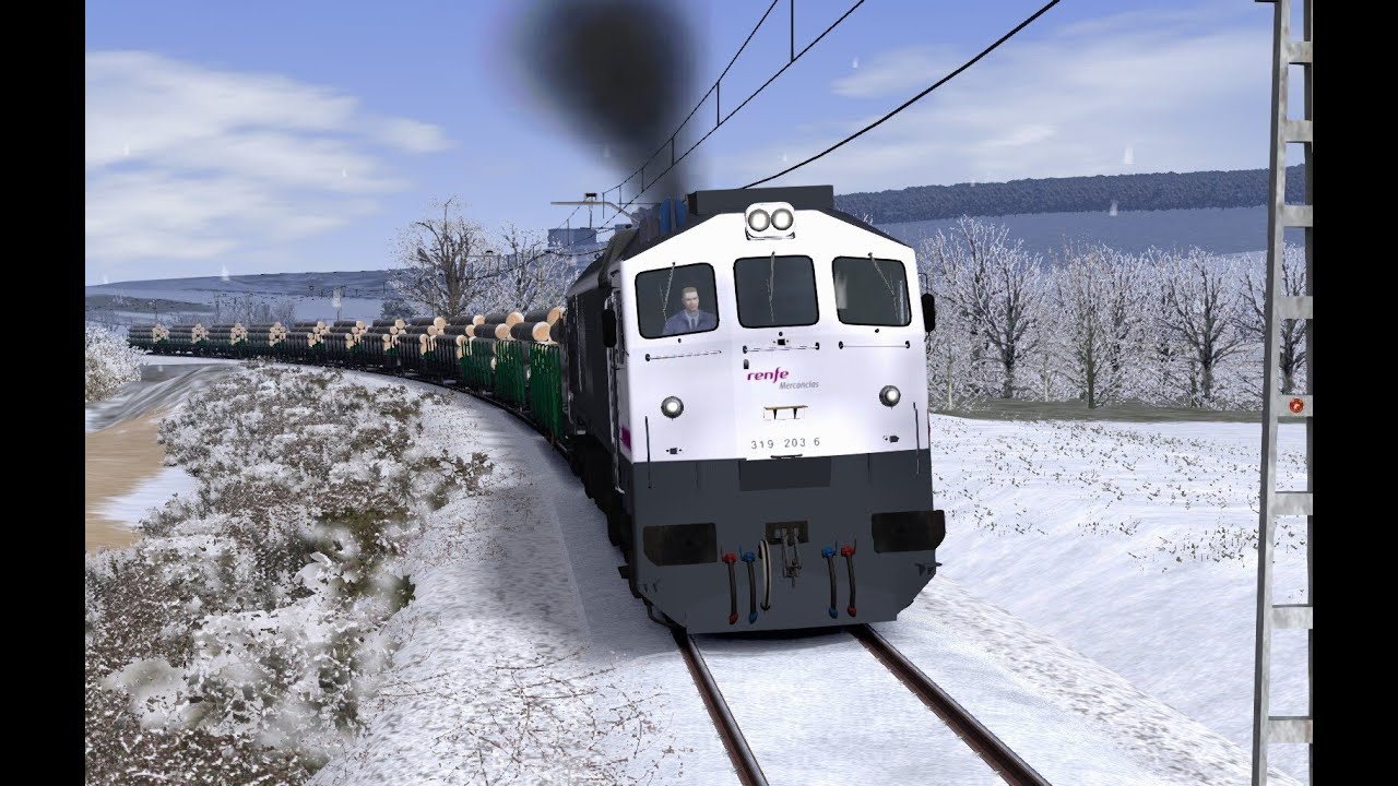 Train Simulator Classic: Astimano. Ruta EuskoNavarra V.02, Renfe 319 Retales Mercancias.