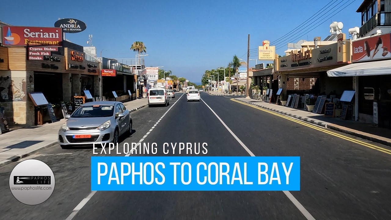 From Paphos To Coral Bay in 4K - July, 2022