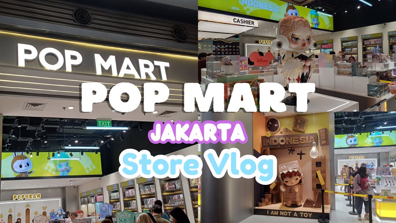 POP MART Gandaria City Mall Jakarta Indonesia 🇮🇩| Store Tour Vlog💗