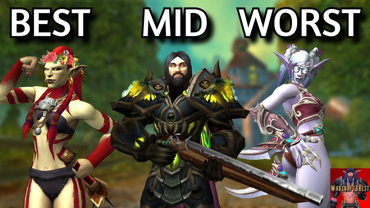 RANKING THE PLAYABLE RACES OF AZEROTH! - All Races (Male & Female)