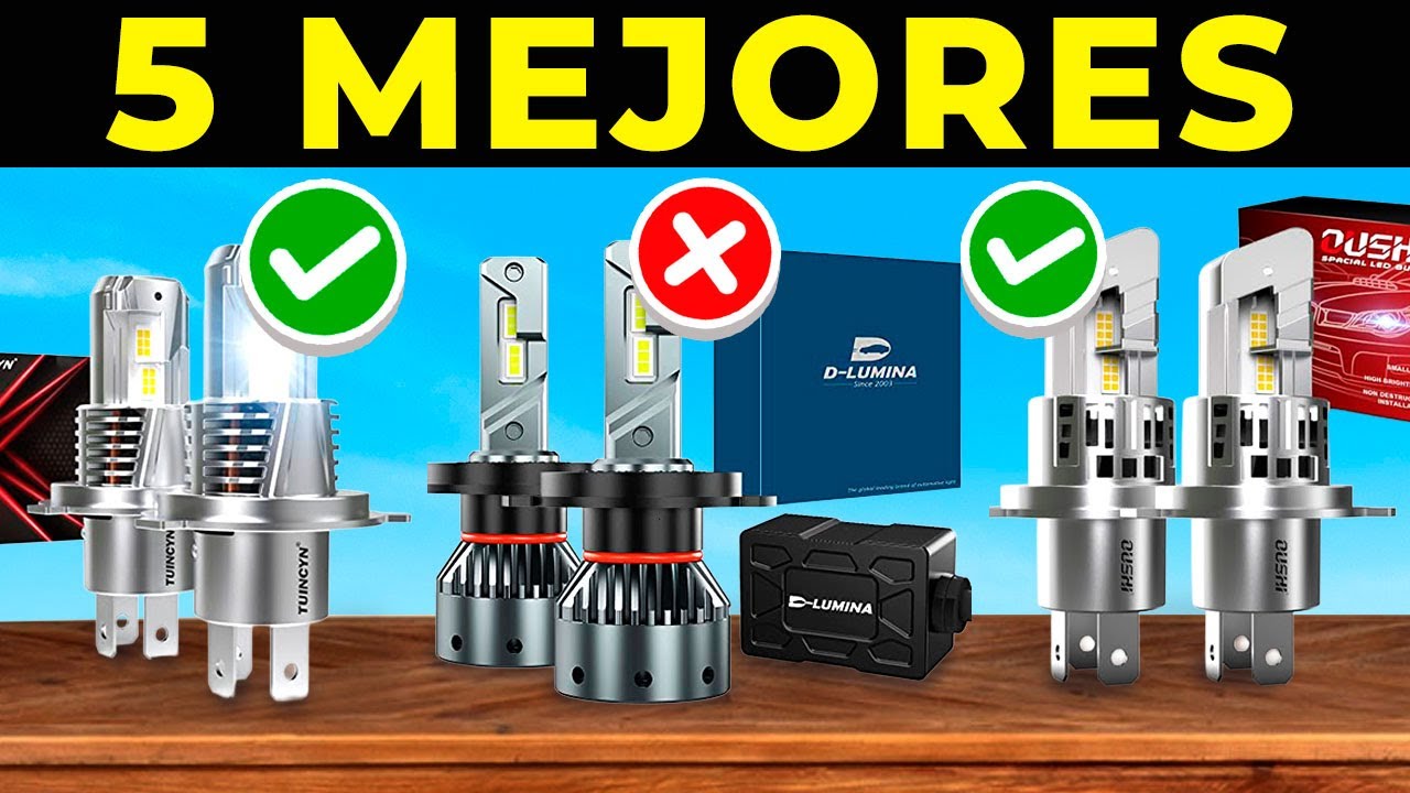 ✅ Los 5 MEJORES LUCES LED H4 para COCHE 2026 | LUCES LED H4 AMAZON Calidad Precio