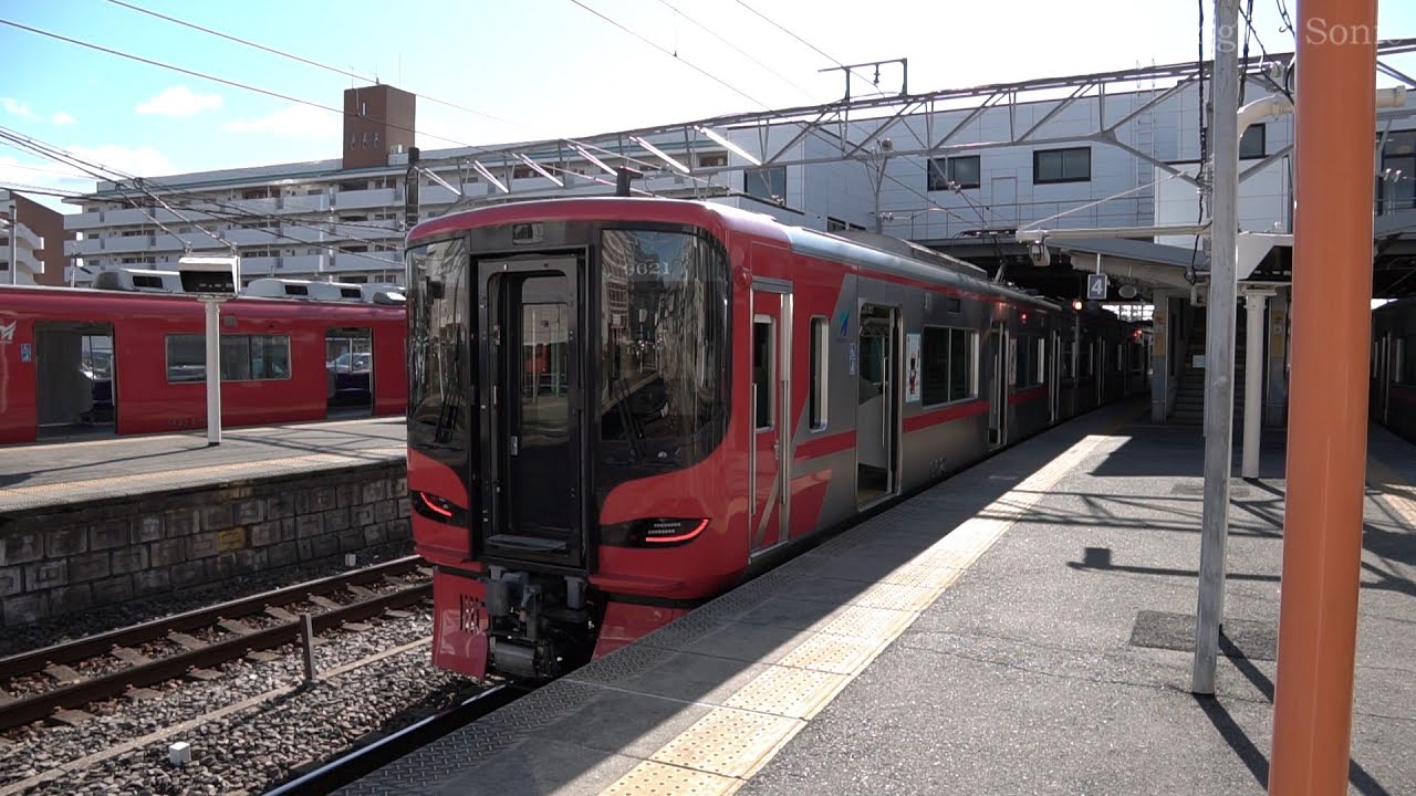 Train Railway Station 名鉄 犬山駅 9500系 電車 6000系 電車 300系 電車 3500系 電車 名古屋鉄道