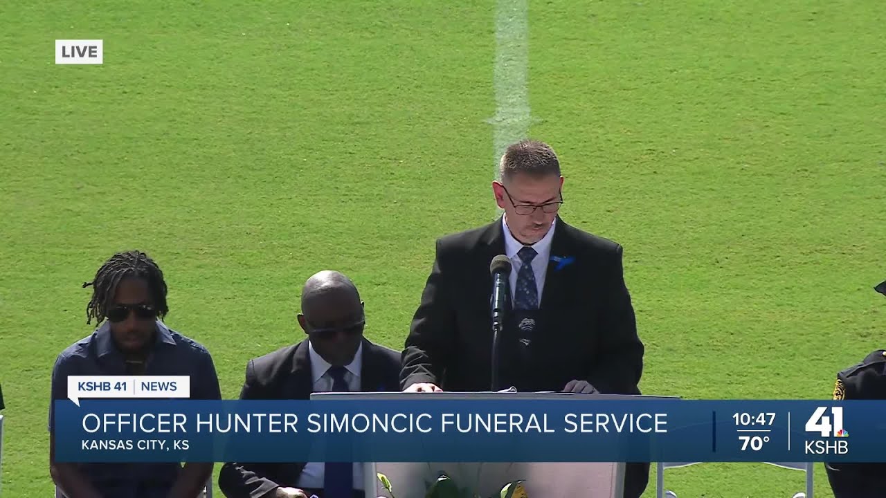 Moment of silence for Ofc. Hunter Simoncic