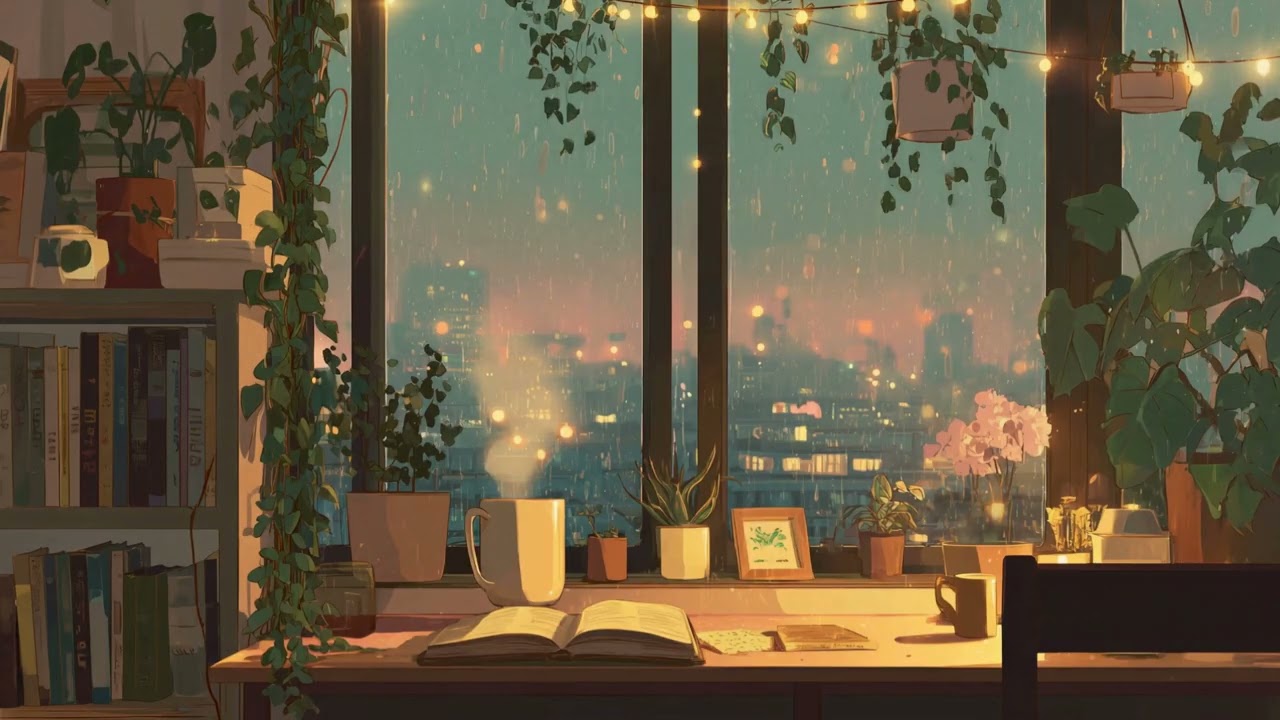 Peaceful Christian Lofi with Gentle Rain 🌧️🙏 | Calm bible Study & Sleep | 40 minutes
