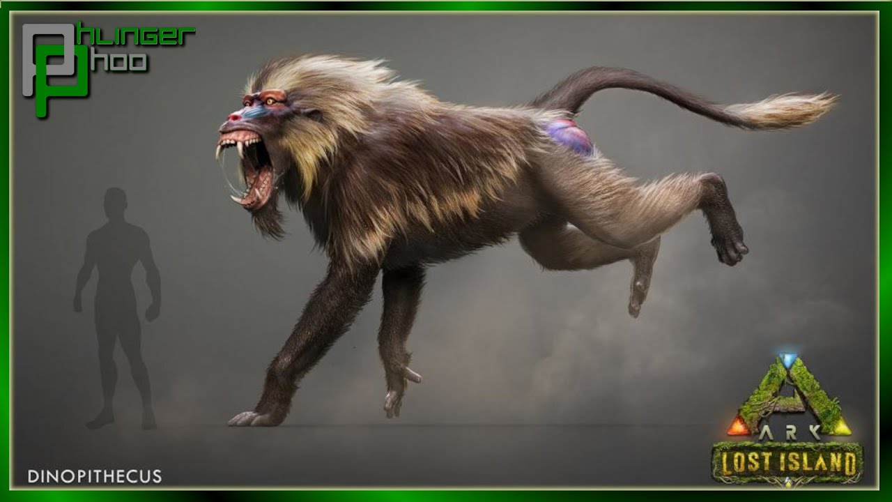 Ark NEW MAP - NEW DINOSAURS! Lost Islands - Dinopithecus - Amargasaurus